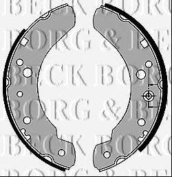 BORG & BECK BBS6209 Комплект гальмівних колодок