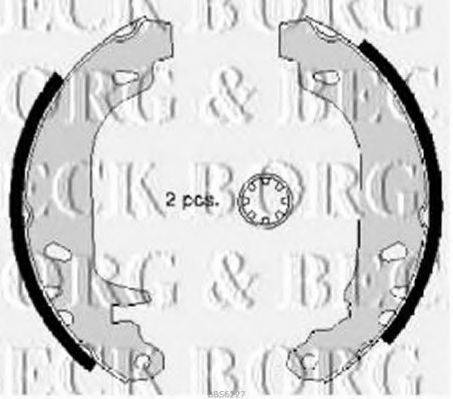 Комплект гальмівних колодок BORG & BECK BBS6227