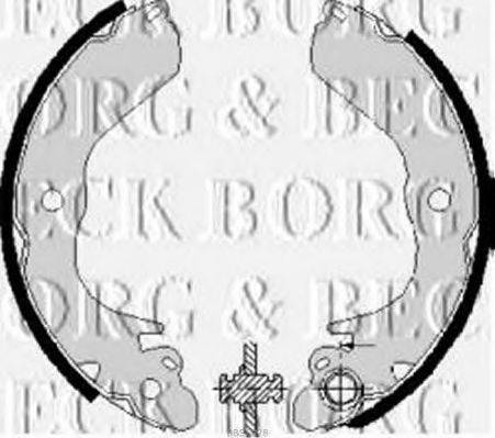 BORG & BECK BBS6228 Комплект тормозных колодок