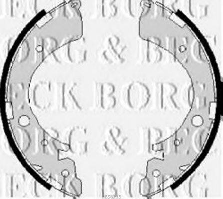 BORG & BECK BBS6235 Комплект тормозных колодок