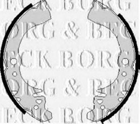 BORG & BECK BBS6241 Комплект гальмівних колодок