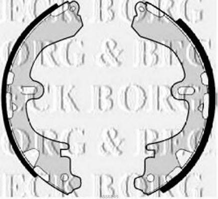 BORG & BECK BBS6249 Комплект тормозных колодок