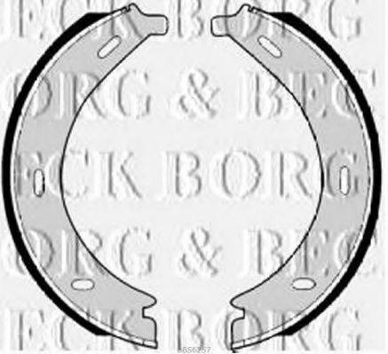 BORG & BECK BBS6257 Комплект тормозных колодок