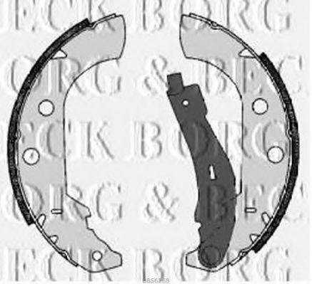 Комплект гальмівних колодок BORG & BECK BBS6268