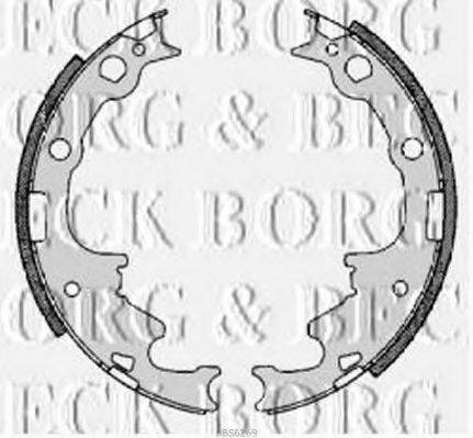 Комплект гальмівних колодок BORG & BECK BBS6269