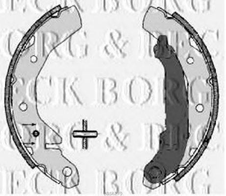 Комплект тормозных колодок BORG & BECK BBS6270