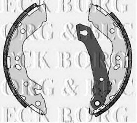 BORG & BECK BBS6272 Комплект тормозных колодок