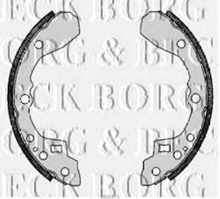Комплект гальмівних колодок BORG & BECK BBS6274