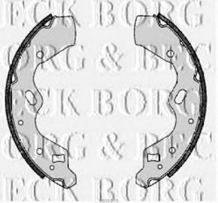 BORG & BECK BBS6276 Комплект тормозных колодок