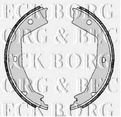 Комплект гальмівних колодок BORG & BECK BBS6284