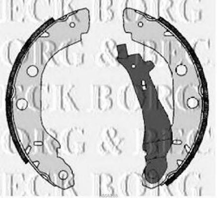 BORG & BECK BBS6286 Комплект тормозных колодок