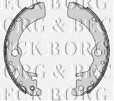 BORG & BECK BBS6289 Комплект тормозных колодок