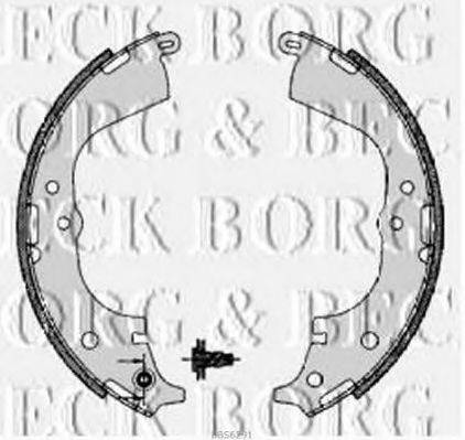 BORG & BECK BBS6291 Комплект тормозных колодок