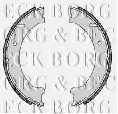 Комплект гальмівних колодок BORG & BECK BBS6297