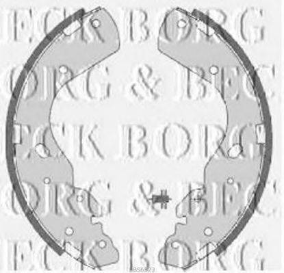 Комплект гальмівних колодок BORG & BECK BBS6323