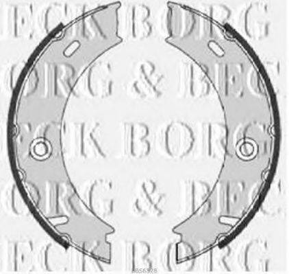 Комплект гальмівних колодок BORG & BECK BBS6328