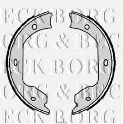 BORG & BECK BBS6332 Комплект тормозных колодок