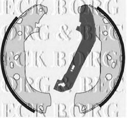 BORG & BECK BBS6340 Комплект тормозных колодок