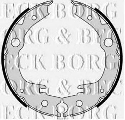 BORG & BECK BBS6342 Комплект тормозных колодок