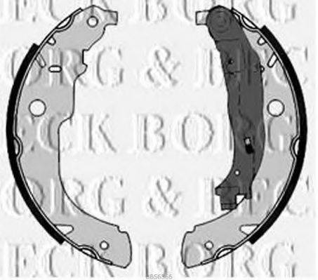 BORG & BECK BBS6366 Комплект тормозных колодок