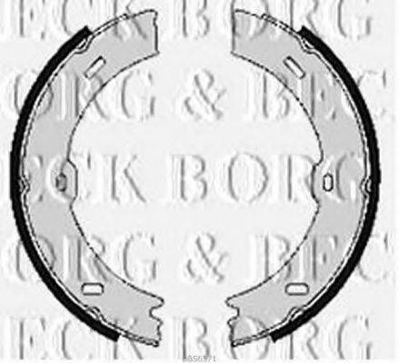 BORG & BECK BBS6371 Комплект тормозных колодок