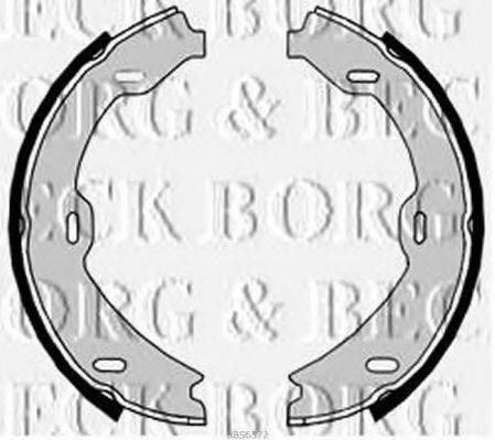 Комплект гальмівних колодок BORG & BECK BBS6372
