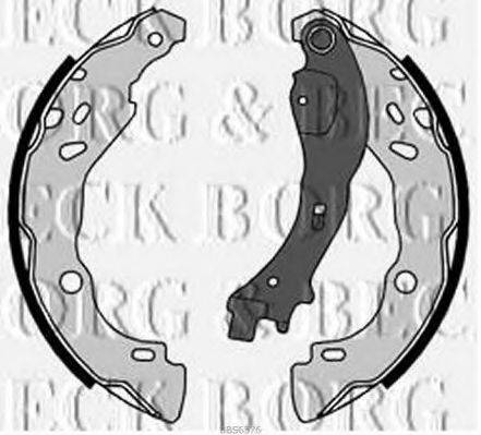 BORG & BECK BBS6376 Комплект гальмівних колодок