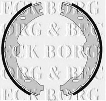BORG & BECK BBS6393 Комплект гальмівних колодок