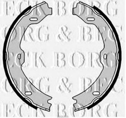 BORG & BECK BBS6396 Комплект гальмівних колодок