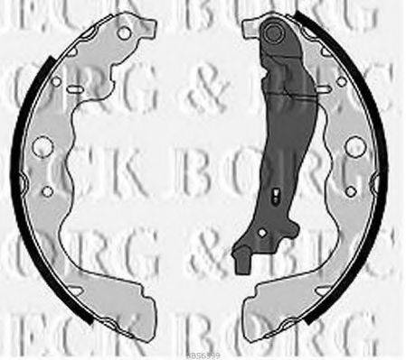 BORG & BECK BBS6399 Комплект тормозных колодок