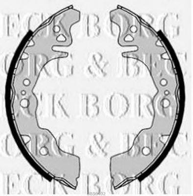 BORG & BECK BBS6402 Комплект гальмівних колодок