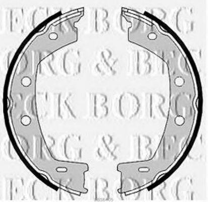 BORG & BECK BBS6405 Комплект тормозных колодок
