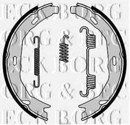BORG & BECK BBS6408 Комплект тормозных колодок