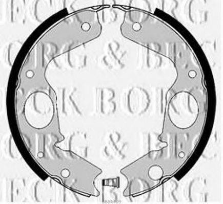 BORG & BECK BBS6409 Комплект тормозных колодок