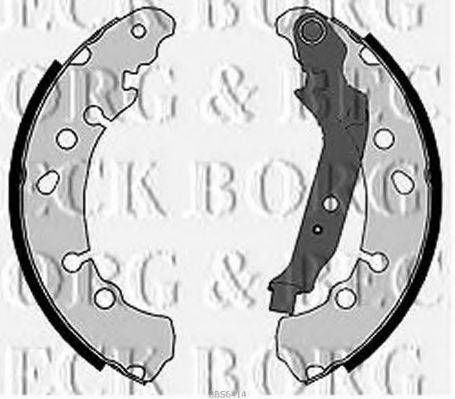 Комплект тормозных колодок BORG & BECK BBS6414