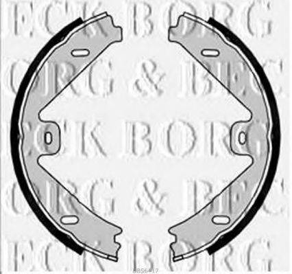 Комплект гальмівних колодок BORG & BECK BBS6417