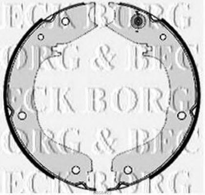 BORG & BECK BBS6423 Комплект тормозных колодок