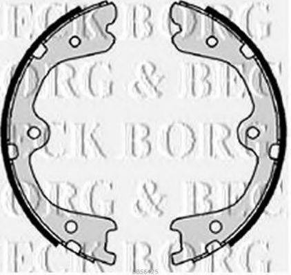 BORG & BECK BBS6425 Комплект тормозных колодок