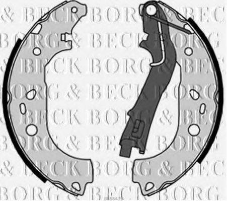 Комплект гальмівних колодок BORG & BECK BBS6439