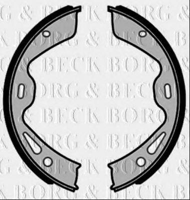 Комплект гальмівних колодок BORG & BECK BBS6474
