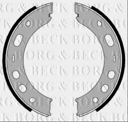 BORG & BECK BBS6477 Комплект гальмівних колодок