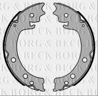 BORG & BECK BBS6485 Комплект тормозных колодок