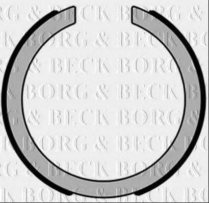 BORG & BECK BBS6486 Комплект тормозных колодок