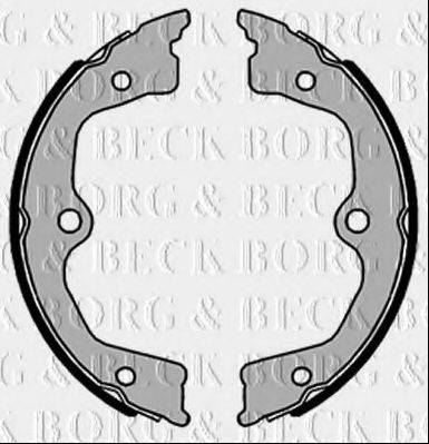 BORG & BECK BBS6487 Комплект тормозных колодок