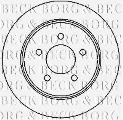 BORG & BECK BBD4734 гальмівний диск