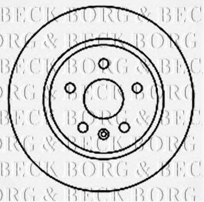 гальмівний диск BORG & BECK BBD4766