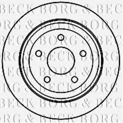 гальмівний диск BORG & BECK BBD4792