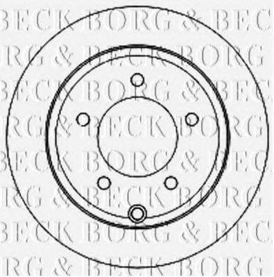 гальмівний диск BORG & BECK BBD4819