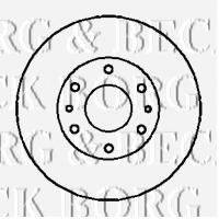BORG & BECK BBD5123 Тормозной диск