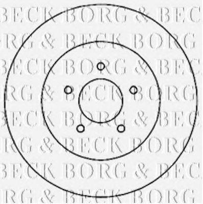 гальмівний диск BORG & BECK BBD5146